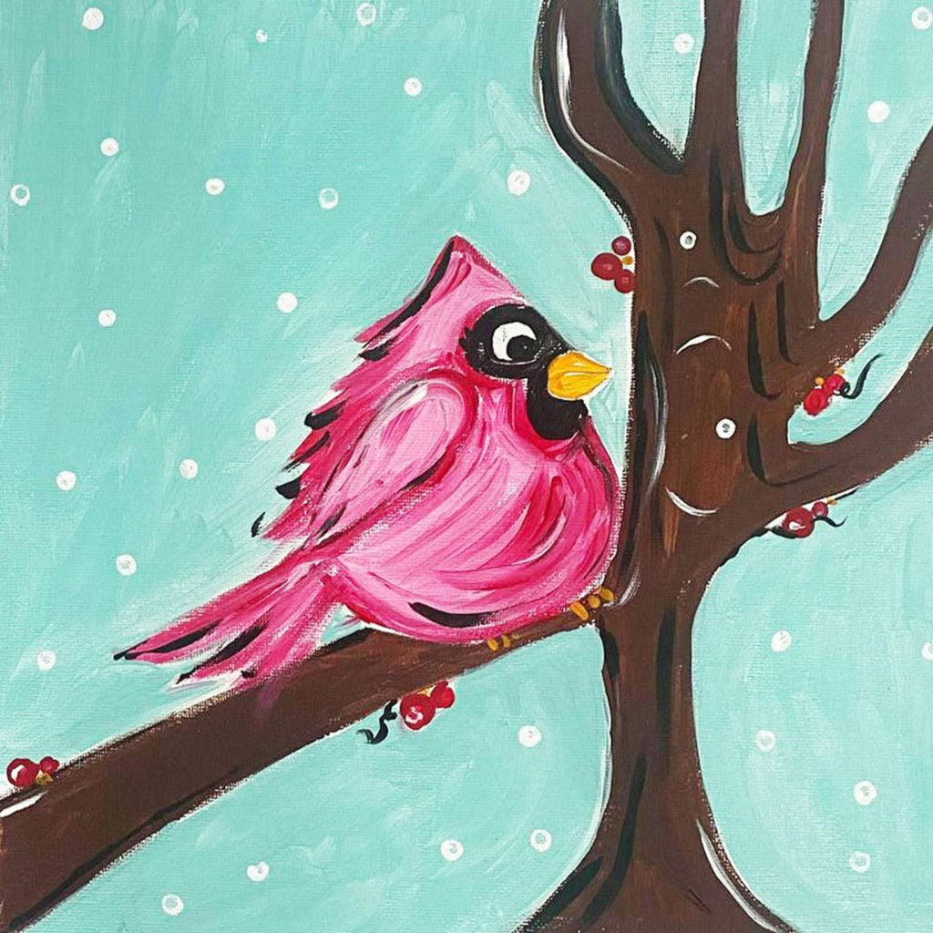 Painting Art Kits - Winter Bird | Creative Corner Studio