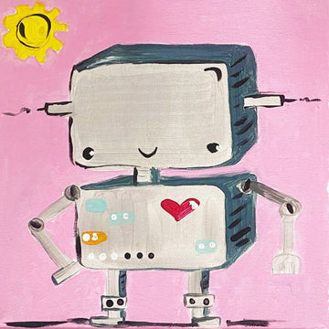 Painting Art Kits - Cute Robot | Creative Corner Studio